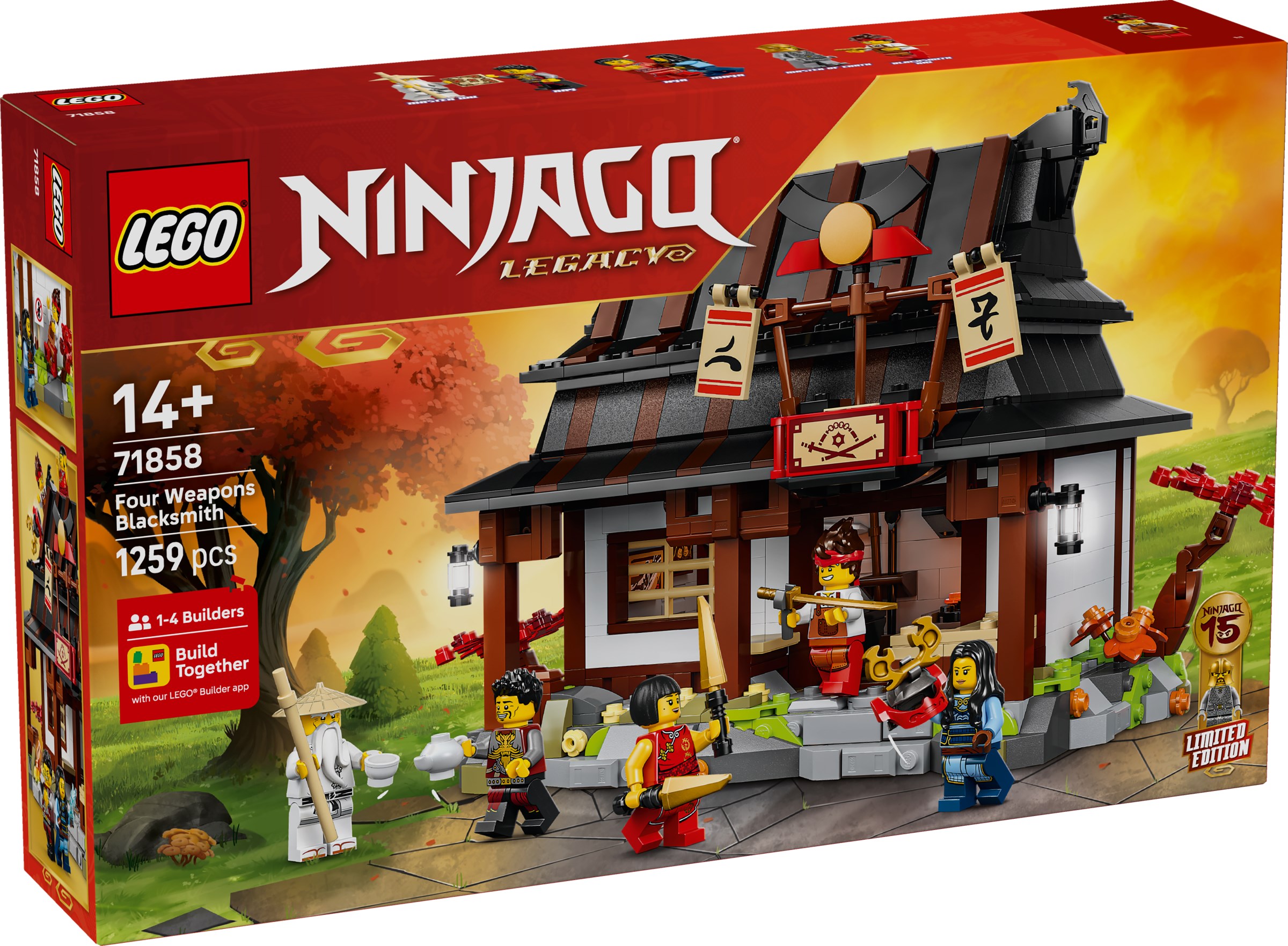 LEGO NINJAGO 71858 Four Weapons Blacksmith revealed! | Brickset